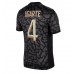 Paris Saint-Germain Manuel Ugarte #4 Voetbalkleding Derde Shirt 2023-24 Korte Mouwen